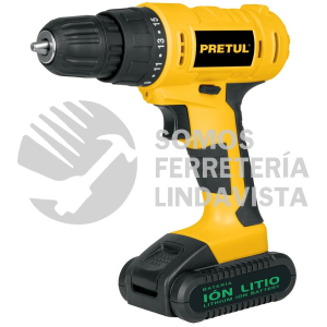 27079 TALI-20P TALADRO INALAMBRICO 3/8" BATERIA IONLITIO 20 V PRETUL