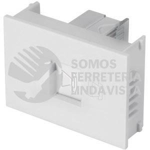 47056 TE15-EB TOMA DE TELEFONO 1.5 MODULOS LINEA ESPAÑOLA COLOR BLANCO VOLTECK