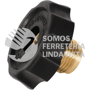 46154 TUIZ-7/8M TUERCA IZQUIERDA DE LATON 7/8" CON MANERAL PLASTICO FOSET