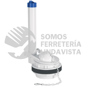46223 VW-007 VALVULA DE DESCARGA 3" PARA WC DE 2 PZAS CADENA PLASTICA FOSET