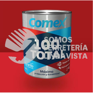 19A0457102 PINTURA ESMALTE 100 TOTAL COLOR 104 MARFIL GALON COMEX