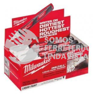 48-22-3711 MARCADOR LIQUIDO BLANCO INKZALL MILWAUKEE