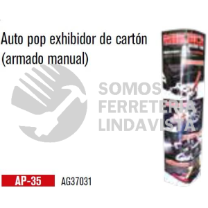 AP-35 AUTO POP EXHIBIDOR DE CARTONELADAS ARMADO AUTOMATICO MIKELS