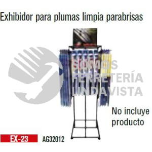 EX-23 EXHIBIDOR PARA PLUMAS LIMPIA PARABRISAS MIKELS