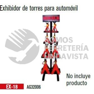 EX-18 EXHIBIDOR DE TORRES PARA AUTOMOVIL MIKELS