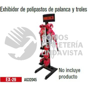 EX-29 EXHIBIDOR DE POLIPASTOS DE PALANCA Y TROLES MIKELS