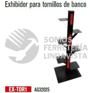 EX-TOR1 EXHIBIDOR PARA TORNILLOS DE BANCO MIKELS