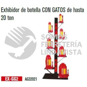 EX-GG2 EXHIBIDOR DE BOTELLA CON GATOS DE HASTA 20 TONELADAS MIKELS