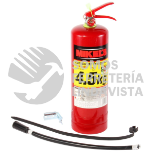 EE-4.5 EXTINTOR DE EMERGENCIA RECARGABLE 4.5 KILOGRAMOS MIKELS