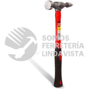 MLFB-11 MARTILLO PARA LAMINERO DESABOLLADOR FINO DE BOLA MANGO DE FIBRA DE VIDRIO 11 OZ MIKELS