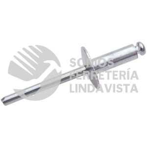 17997 R-54 REMACHE DE ALUMINIO CON VASTAGO DE ACERO 5/32" X 1/4" TRUPER
