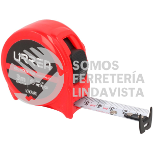 1583LHG FLEXOMETRO CON CARCASA DE PLASTICO 3 M X 19 MM GRANEL URREA