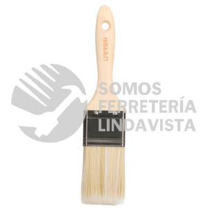 19B15 BROCHA DE CERDAS DE POLIESTER CON MANGO DE MADERA DE 1-1/2" URREA