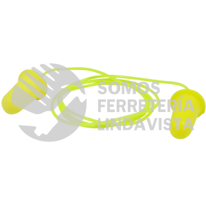 USTO2 TAPONES DESECHABLES DE ALTA VISIBILIDAD COLOR VERDE PARA OIDOS SNR 32 DB URREA