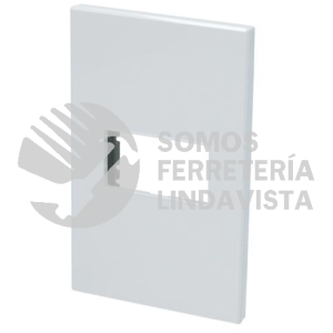 P600B PLACA 1 MODULO 1/3, LINEA PREMIUM, COLOR BLANCO SURTEK