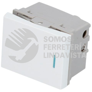 P606B SWITCH 1/2, LINEA PREMIUM, COLOR BLANCO SURTEK