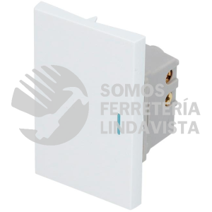 P607B SWITCH 1/1, LINEA PREMIUM, COLOR BLANCO SURTEK