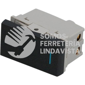 P608N SWITCH 3 VIAS 1/3, LINEA PREMIUM, COLOR NEGRO SURTEK