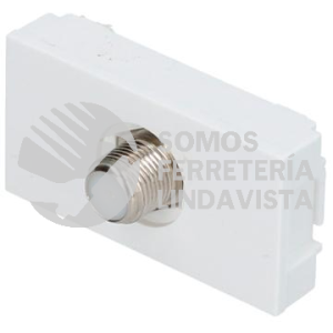 P614B TOMA PARA TV 1/3, LINEA PREMIUM, COLOR BLANCO SURTEK