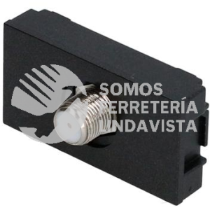 P614N TOMA PARA TV 1/3, LINEA PREMIUM, COLOR NEGRO SURTEK