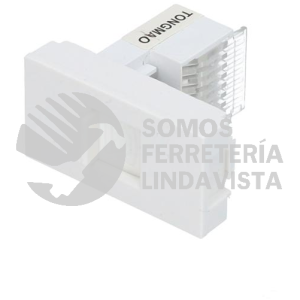 P615B TOMA PARA TELEFONO 1/3, LINEA PREMIUM, COLOR BLANCO SURTEK