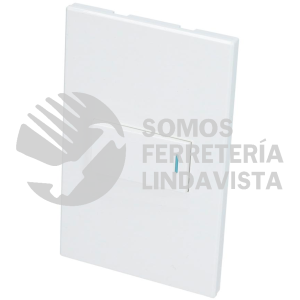 P619B PLACA 1 SWITCH 1/3, LINEA PREMIUM, COLOR BLANCO SURTEK