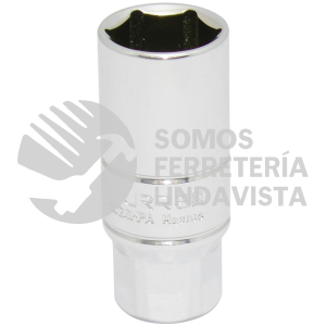 5026HPA DADO EN PULGADAS CUADRO DE 3/8" PARA BUJIA CON NEOPRENO, 13/16" URREA