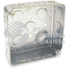 CAJA CUADRADA GALVANIZADA 4X4 SIN TAPA 1/2" NACIONAL