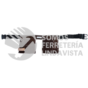 124400 ESTUCHE PORTAHERRAMIENTAS DOBLE DE CARNAZA CON CINTURON CON 10 BOLSILLOS SURTEK