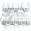 4900-12M JUEGO DE LLAVES PATA DE CUERVO CUADRO DE 3/8" METRICAS, 12 PIEZAS URREA