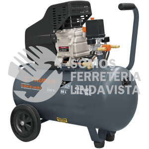 19364 COMP-50L-2 COMPRESOR HORIZONTAL 50 L 3-1/2 HP (POTENCIA MAXIMA )220V TRUPER