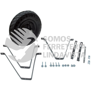 CTJRSSC JUEGO DE LLANTA SÓLIDA Y ACCESORIOS PARA CARRETILLA SIN CHUMACERA SURTEK