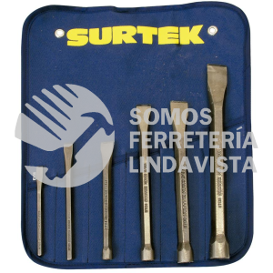 117193 JUEGO DE 6 CINCELES SURTEK