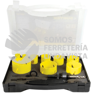 120757 JUEGO DE CORTACIRCULOS BIMETALICOS, 13 PIEZAS SURTEK