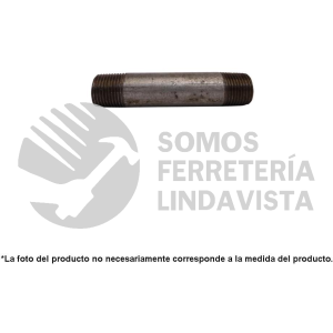 560-001 NIPLE DE ACERO GALVANIZADO 1/8" CUERDA CORRIDA MUELLER