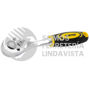 F4449X MATRACA REVERSIBLE PARA DADO CUADRO DE 1/4", CABEZA TIPO PERA, MANGO BIMATERIAL SURTEK
