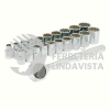 A02C JUEGO DE DADOS Y ACCESORIOS CUADRO DE 3/8" COMBINADO, 21 PIEZAS, EN RIEL SURTEK