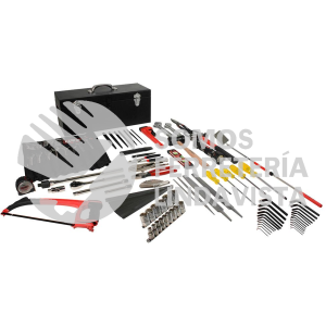 98165 JUEGO BASICO INDUSTRIAL PARA MECANICO EN PULGADAS, 93 PIEZAS CON CAJA D7C20 URREA
