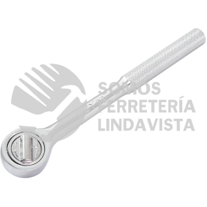140439 MATRACA REVERSIBLE PARA DADO CUADRO DE 3/8", CABEZA REDONDA, MANGO MOLETEADO FOY
