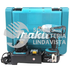 DTW251RFE LLAVE IMPACTO 1/2" V V R 0-3,200 IPM 230 N M LI-ION 2 BAT 3 0 A H Y CARG C/LUZ,FRENO,MALETIN 18V MAKITA