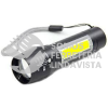 QRSL01514 LAMPARA TACTICA RECARGABLE LED 2000 CON CABLE USB NEGRO/BLANCO NACIONAL