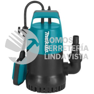 PF0300 BOMBA DE AGUA SUMERGIBLE 1/2 HP (AGUA LIMPIA) ,ALT 7M, BOMBEO 140L/MIN, SUCCION Y DESCARGA 5/16" 300W MAKITA