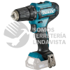 DF333DZ ATORNILLADOR TALADRO 3/8" V V R 0-450 0-1,700 RPM LI-ION S/BAT Y CARG C/LUZ BROQ CIERRE RAPIDO 12V MAKITA