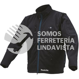 DCJ205ZS CHAMARRA ELECTRO-TERMICA (NEGRA) S/BAT Y CARG C/ADAPTADOR PARA BAT LXT 18V MAKITA