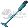 DCL184Z ASPIRADORA LI-ION S/ BAT Y CARG C/BOQUILLAS 18V MAKITA