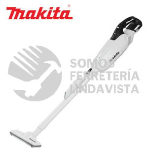 DCL281FRFW ASPIRADORA BLANCA 1 5M/MIN 3 VEL M/BL LI-ION 1 BAT 3 0 A H Y CARG FILTRO HEPA C/BOQUILLAS 18V MAKITA