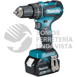 DHP485SYE ROTOMARTILLO ATORNILLADOR 1/2"V V R 0-500 0-1,900 RPM M/BL LI-ION 2 BAT 1 5 A H Y CARG C/LUZ FRENO MALETIN 18V MAKITA