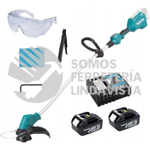 DUR189RFE DESBROZADORA INALAMBRICA V V R 3VEL 5,000-6,000 RPM M/BL LI-ION 2 BAT 3 0 A H C/IND,MANGO "D" C/FRENO 18V MAKITA