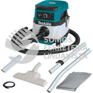DVC150LZ ASPIRADORA V V FLUJO DE AIRE 3 6M/MIN LI-ION C/IND BAT, S/BAT Y CARG C/BOQUILLA MANGUERA BOLSA FILTRO HEPA (TAMBIEN ELECTRICA) 18V + 18V 36V MAKITA