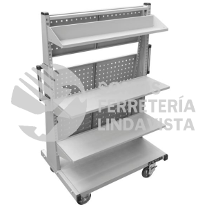 X35PM PANEL MOVIL MULTIUSOS 34" SERIE X, 3 REPISAS URREA